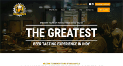 Desktop Screenshot of brewerytoursofindianapolis.com