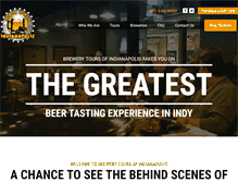 Tablet Screenshot of brewerytoursofindianapolis.com